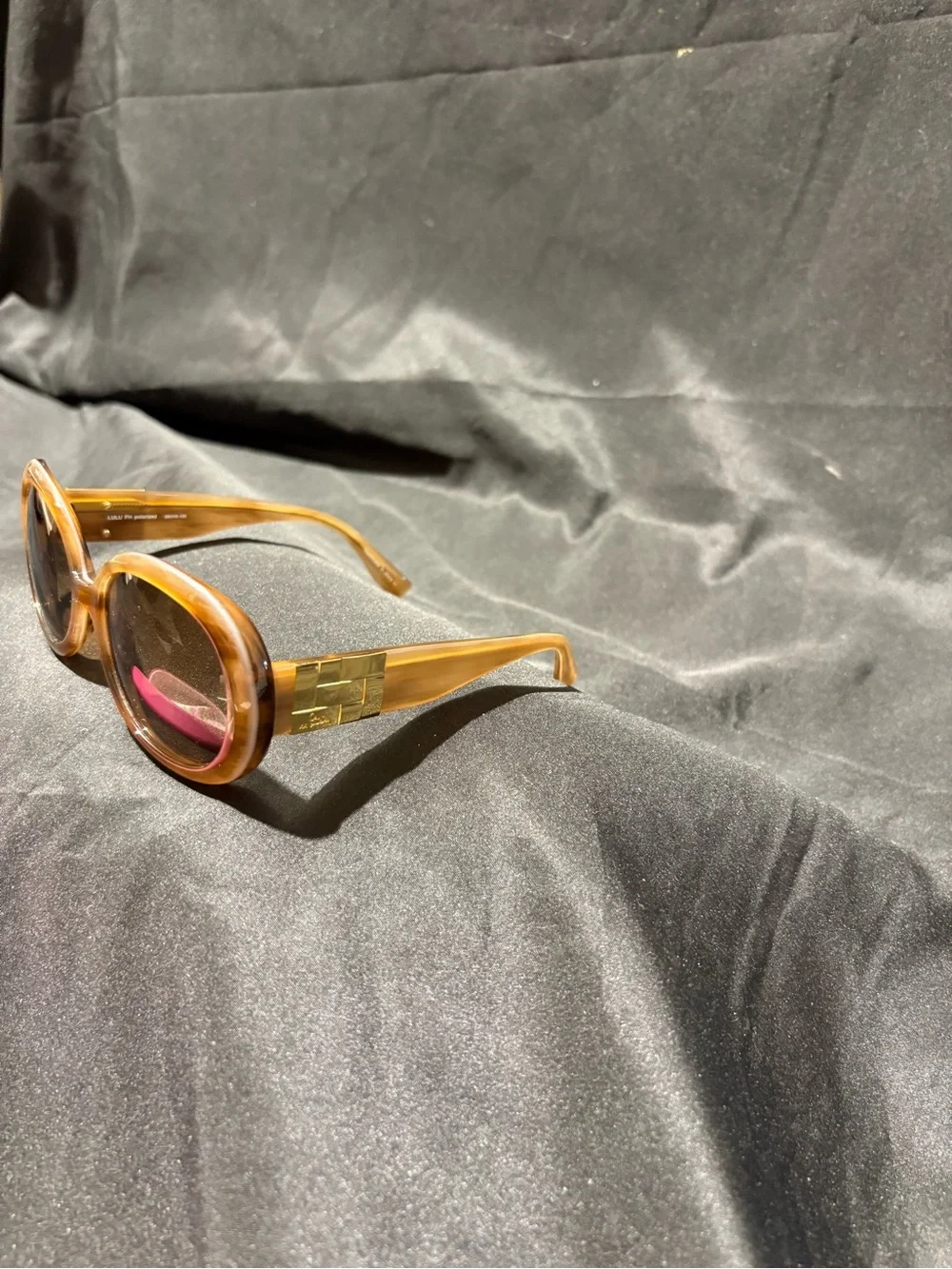 Lilly Pulitzer Honey Amber Round Sunglasses